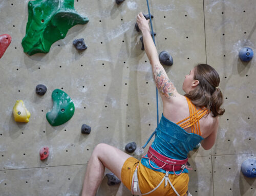 Klettern gegen Stress